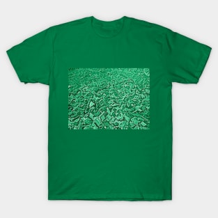 Emerald green  pebbles vector T-Shirt